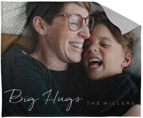 Big Hugs Sweatshirt Blanket, Sweatshirt, 50x60, White, white