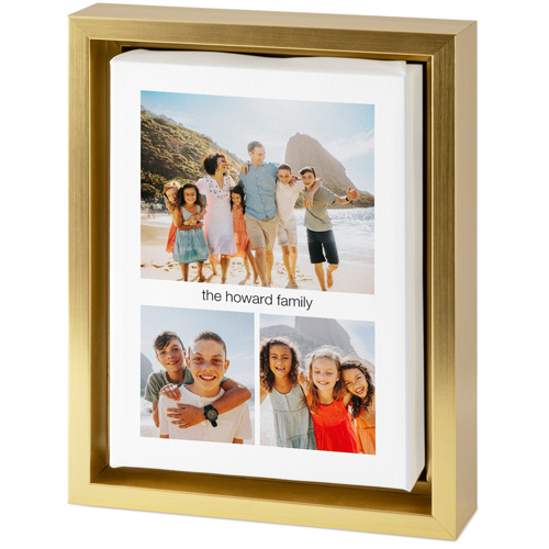 Hero Gallery Of Three Tabletop Framed Canvas Print by Shutterfly