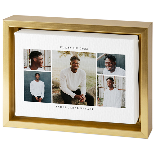 Hero Gallery of Five Tabletop Framed Canvas Print, 5x7, Gold, Tabletop Framed Canvas Prints, Multicolor