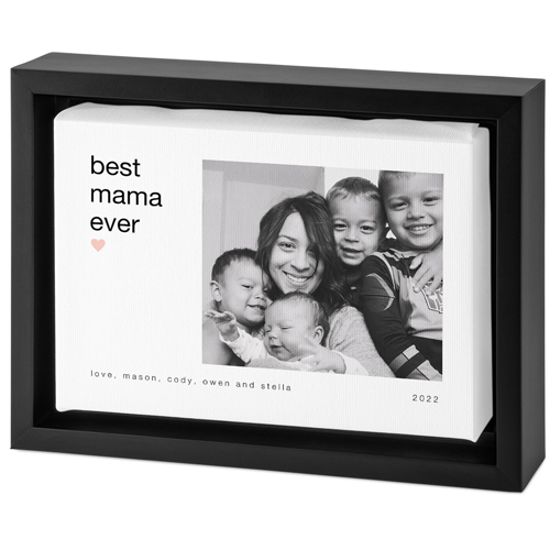 Modern Best Tabletop Framed Canvas Print by Shutterfly Shutterfly