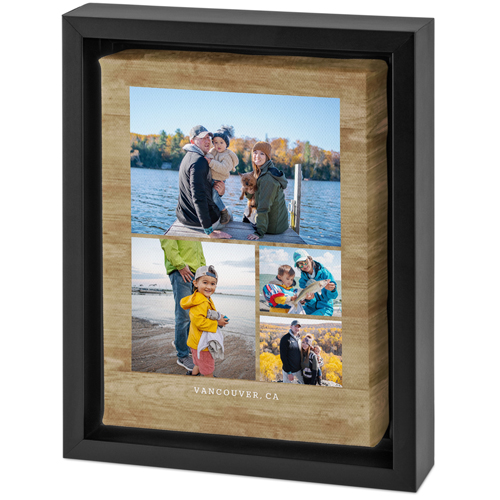 Rustic Gallery Of Four Tabletop Framed Canvas Print, 5x7, Black, Tabletop Framed Canvas Prints, Multicolor