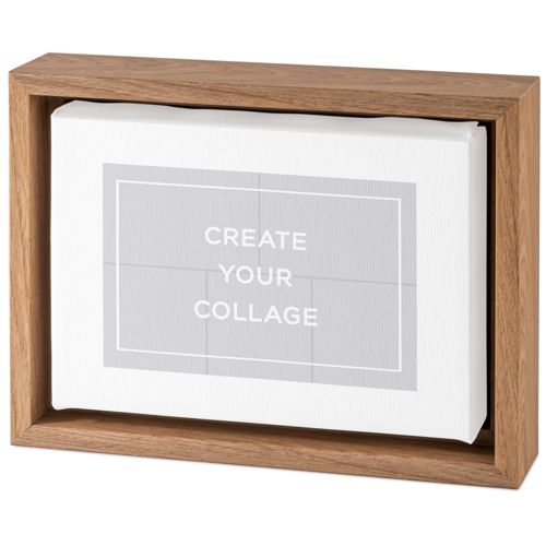 Create a Collage Tabletop Framed Canvas Print, 5x7, Natural, Tabletop Framed Canvas Prints, Multicolor