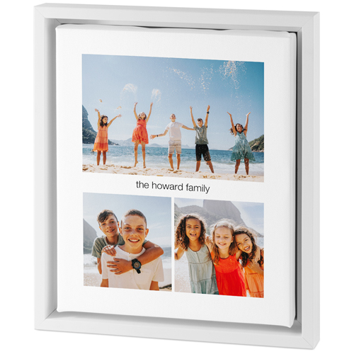 Hero Gallery Of Three Tabletop Framed Canvas Print, 8x10, White, Tabletop Framed Canvas Prints, Multicolor