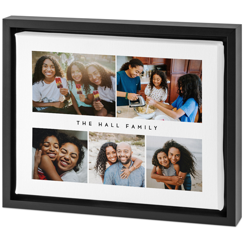Minimalist Gallery of Five Tabletop Framed Canvas Print by Shutterfly