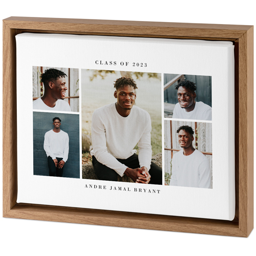 Hero Gallery of Five Tabletop Framed Canvas Print, 8x10, Natural, Tabletop Framed Canvas Prints, Multicolor