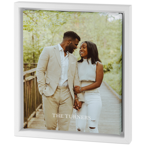 Photo Gallery Portrait Tabletop Framed Canvas Print, 8x10, White, Tabletop Framed Canvas Prints, Multicolor, multi