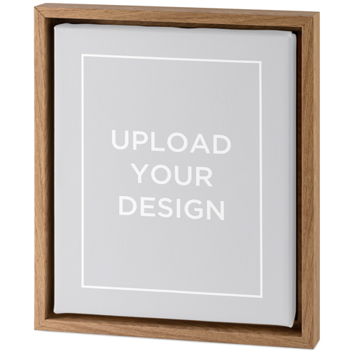 Upload Your Own Design Portrait Tabletop Framed Canvas Print, 8x10, Natural, Tabletop Framed Canvas Prints, Multicolor