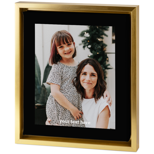 Gallery of One Portrait Tabletop Framed Canvas Print, 8x10, Gold, Tabletop Framed Canvas Prints, Multicolor