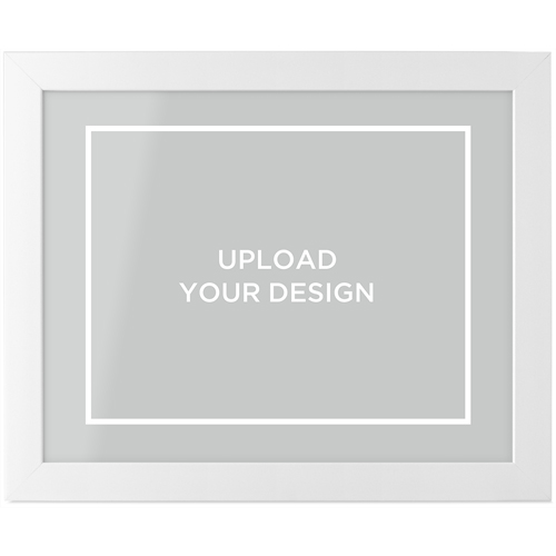 Upload Your Own Design Tabletop Framed Prints, White, None, 8x10, Multicolor