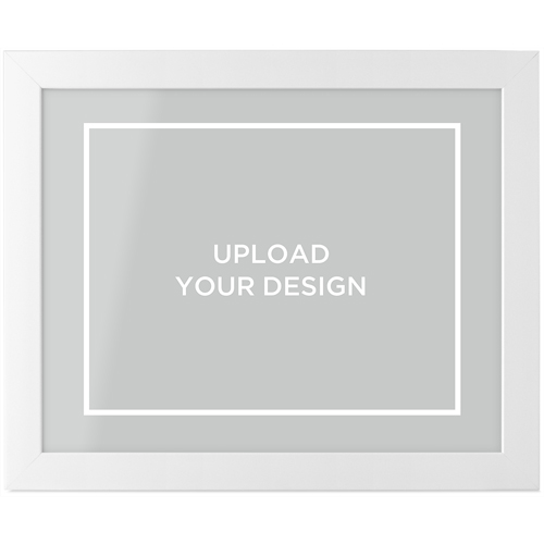 Upload Your Own Design Tabletop Framed Prints, White, None, 8x10, Multicolor