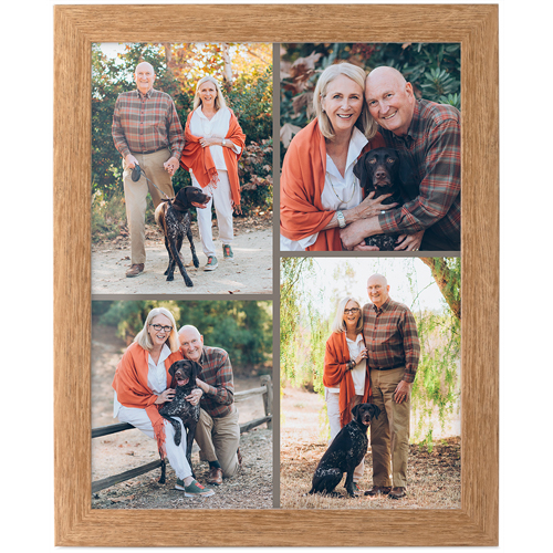 Gallery of Four Portrait Tabletop Framed Prints, Natural, None, 8x10, Multicolor, multi