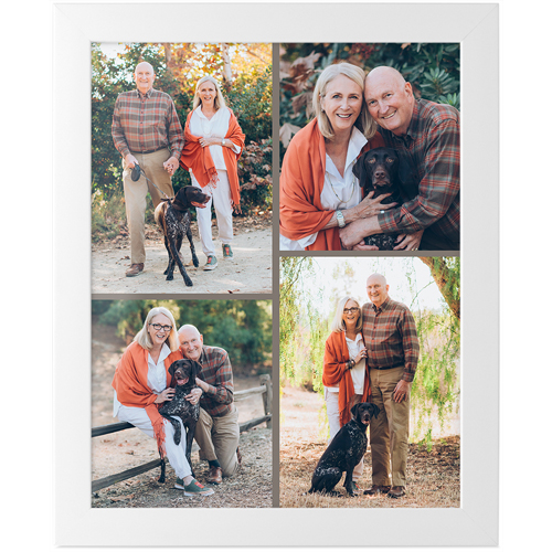 Gallery of Four Portrait Tabletop Framed Prints, White, None, 8x10, Multicolor, multi