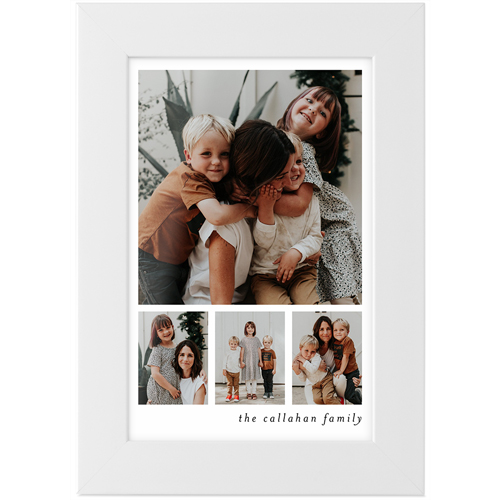 Hero Gallery of Four Tabletop Framed Prints, White, None, 4x6, Multicolor