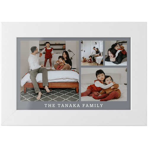 Framed Gallery Of Four Tabletop Framed Prints, White, None, 4x6, Multicolor