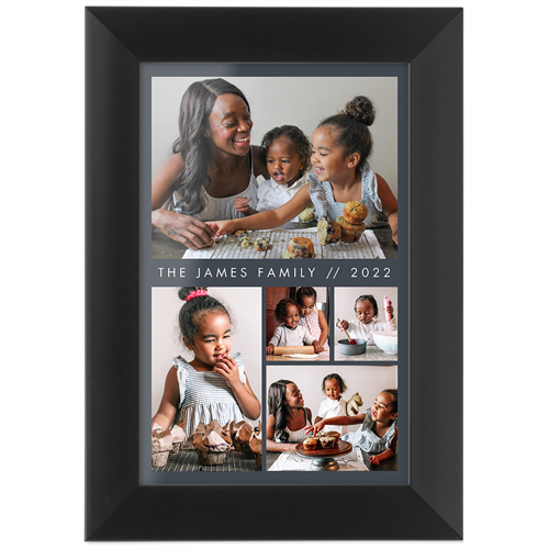 Hero Gallery Of Five Portrait Tabletop Framed Prints, Black, None, 4x6, Multicolor