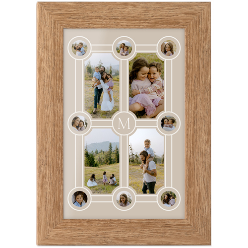 Vintage FamilyTree Tabletop Framed Prints, Natural, None, 4x6, Beige, wheat