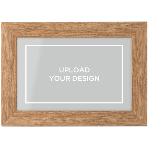 Upload Your Own Design Tabletop Framed Prints, Natural, None, 4x6, Multicolor, multi