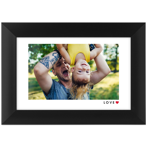 Modern Love Tabletop Framed Prints, Black, None, 4x6, White, white