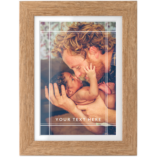 Intersecting Ways Tabletop Framed Prints, Natural, White, 4x6, White, white