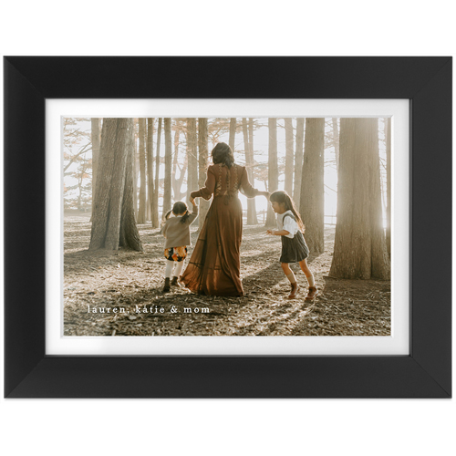 Photo Gallery Tabletop Framed Prints, Black, White, 4x6, Multicolor