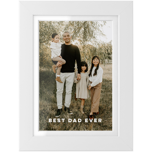 Photo Gallery Portrait Tabletop Framed Prints, White, White, 4x6, Multicolor