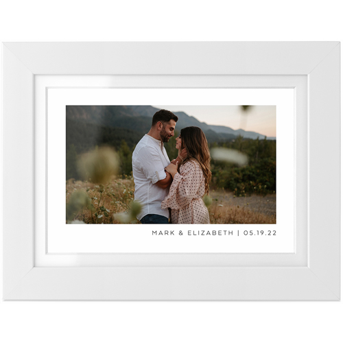 Gallery of One Tabletop Framed Prints, White, White, 4x6, Multicolor, multi