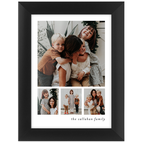 Hero Gallery of Four Tabletop Framed Prints, Black, None, 5x7, Multicolor, multi