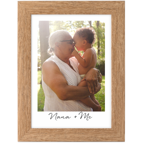 Gallery of One Portrait Tabletop Framed Prints, Natural, None, 5x7, Multicolor