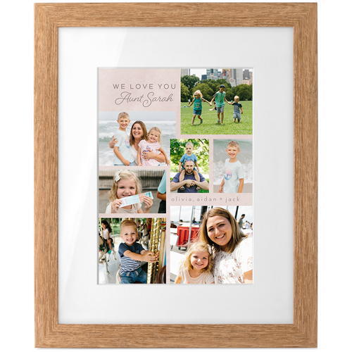 Gallery Of Seven Portrait Tabletop Framed Prints, Natural, White, 5x7, Multicolor