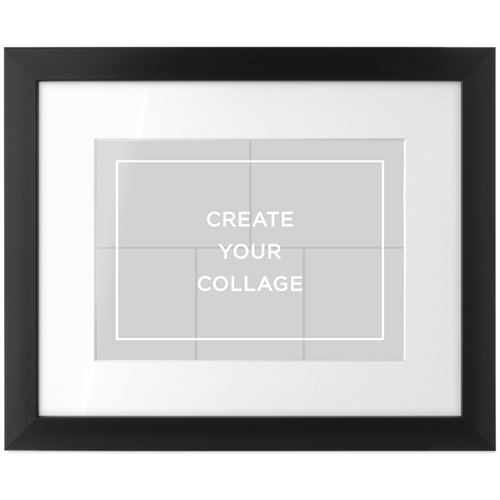 Create a Collage Tabletop Framed Prints, Black, White, 5x7, Multicolor, multi