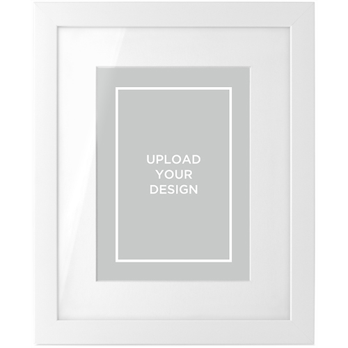 Upload Your Own Design Portrait Tabletop Framed Prints, White, White, 5x7, Multicolor, multi