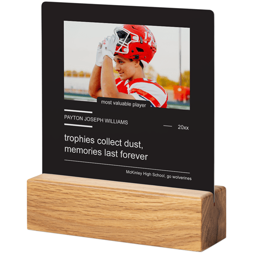 Memory Card Tabletop Metal Prints, 5x5, Natural, Gray