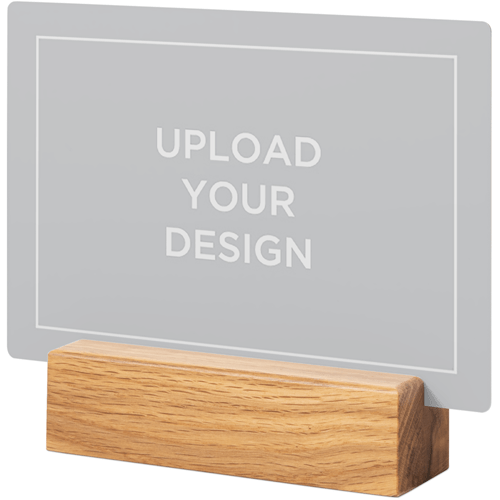 Upload Your Own Design Tabletop Metal Prints, 5x7, Natural, Multicolor