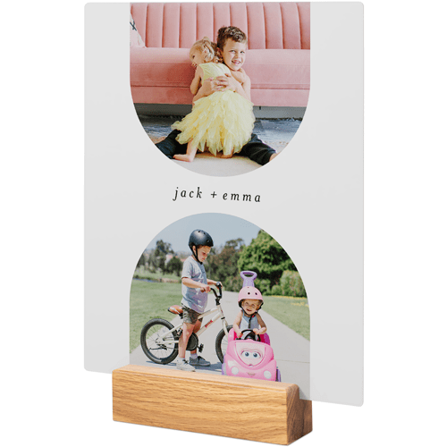 Double Arches Tabletop Metal Prints, 8x10, Natural, White, white