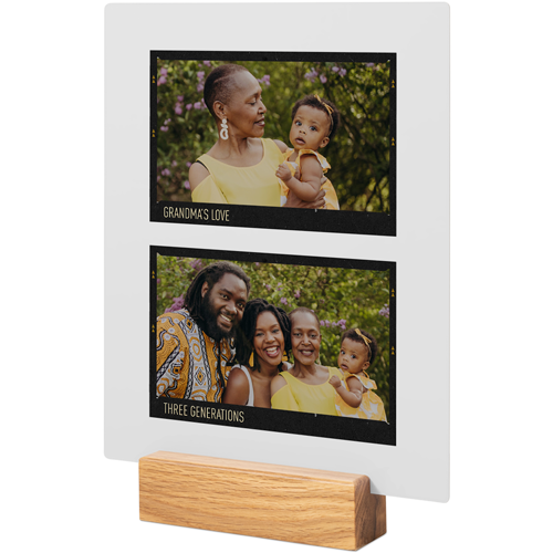 Film Frame Tabletop Metal Prints, 8x10, Natural, White, white