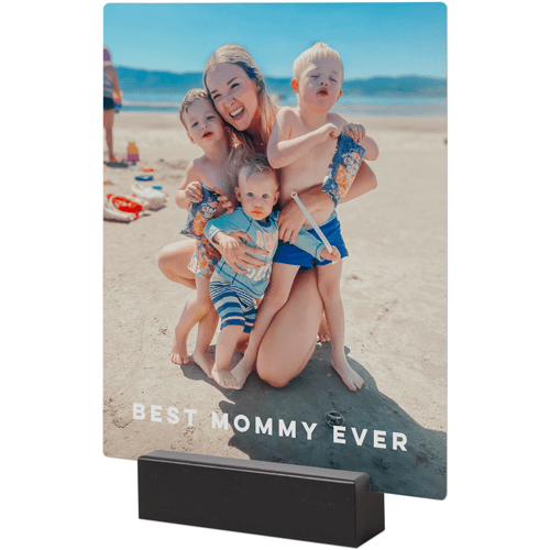 Vibrant Tabletop Metal Photo Prints For Dad