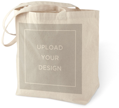 upload your own design cotton tote bag