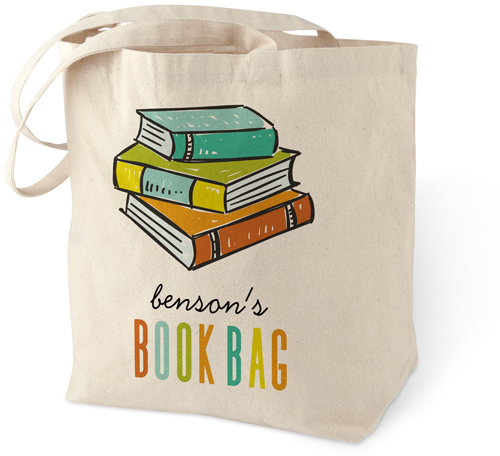 Cotton discount book bag