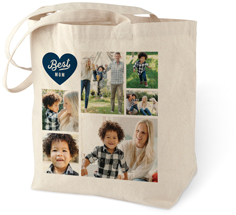 best in heart cotton tote bag