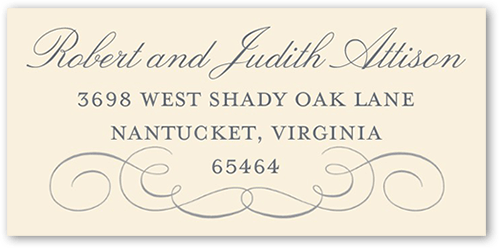 Fine Form Unique Address Labels Tiny Prints