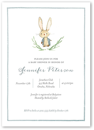 Storybook Shower Boy 5x7 Unique Baby Shower Invitations Tiny Prints