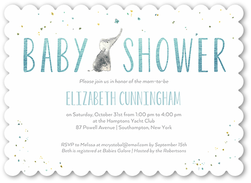tiny prints baby shower