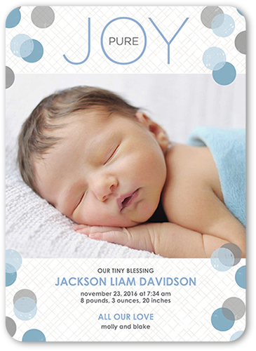 Tiny prints best sale baby announcements