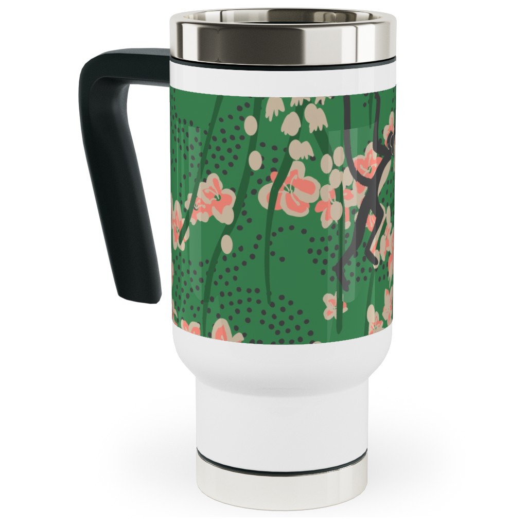 Bengal Maya Monkey - Multi Travel Mug with Handle | Shutterfly