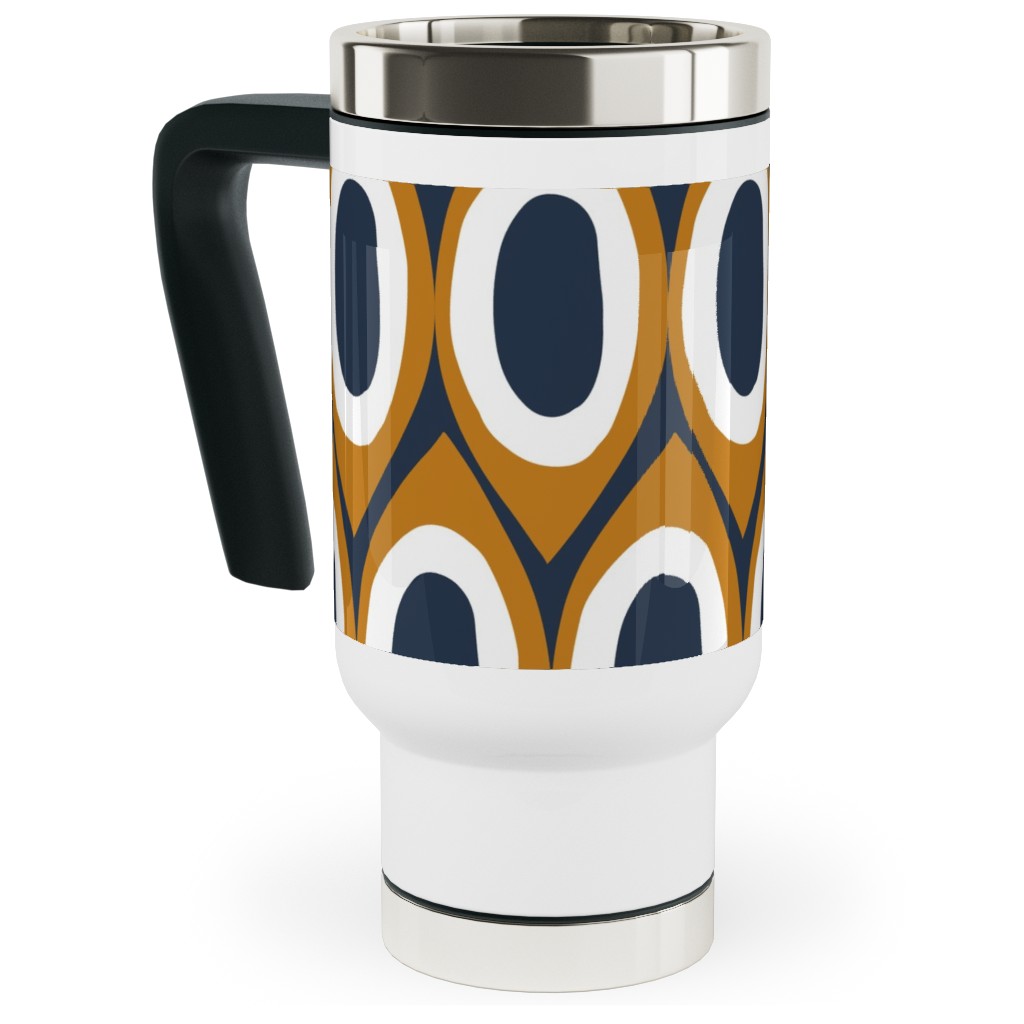 Honey Combo - Mustard Yellow Travel Mug with Handle, 17oz, Multicolor