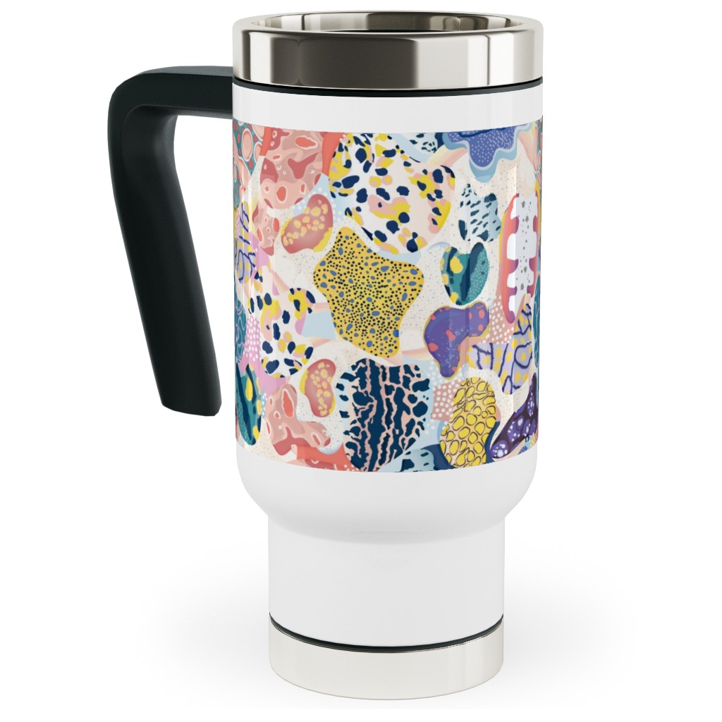 Sea Slug - Multi Travel Mug with Handle, 17oz, Multicolor