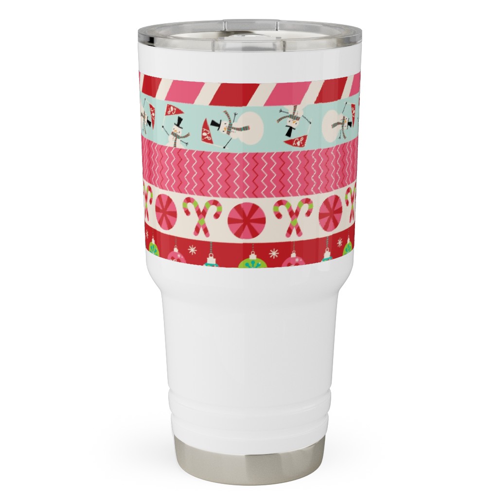 Washi Christmas Travel Tumbler