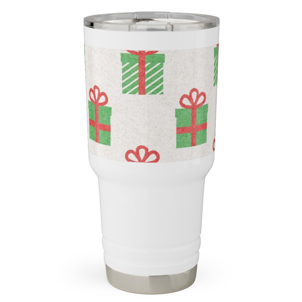 Christmas Presents Travel Tumbler, 30oz, Multicolor