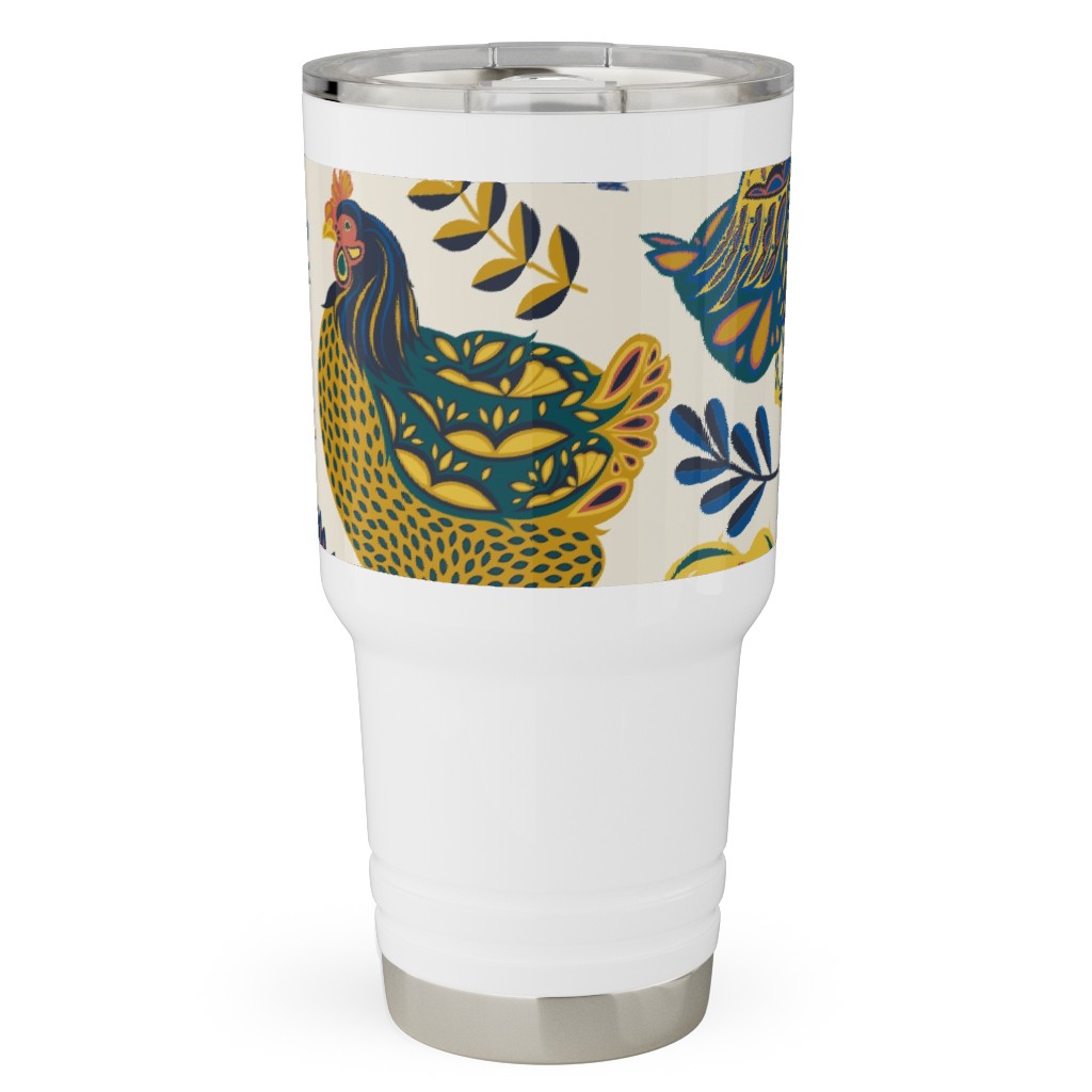 French Farm - Multi Travel Tumbler, 30oz, Multicolor