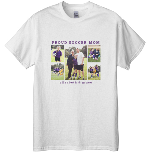 Hero Gallery of Five T-shirt, Adult (S), White, Customizable front, White, white